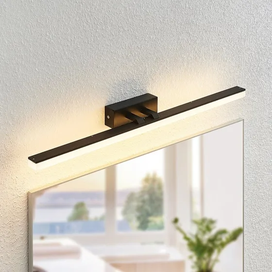 Lucande Applique Murale LED Lisana Noire IP44 - 75 cm