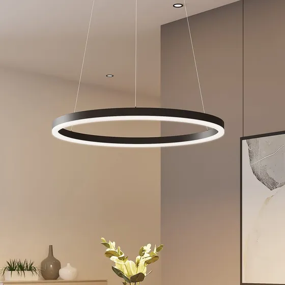Suspension LED Albiona Arcchio - Noir - Ø60 cm