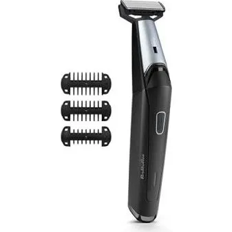 BABYLISS T880E Tondeuse barbe hybride 100% étanche - Noir et gris