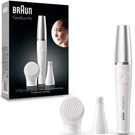 Braun FaceSpa Pro 910 pilateur Visage Blanc/Argent