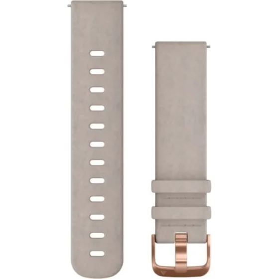 Bracelet Garmin QuickFit® 20 mm en Daim Gris Clair