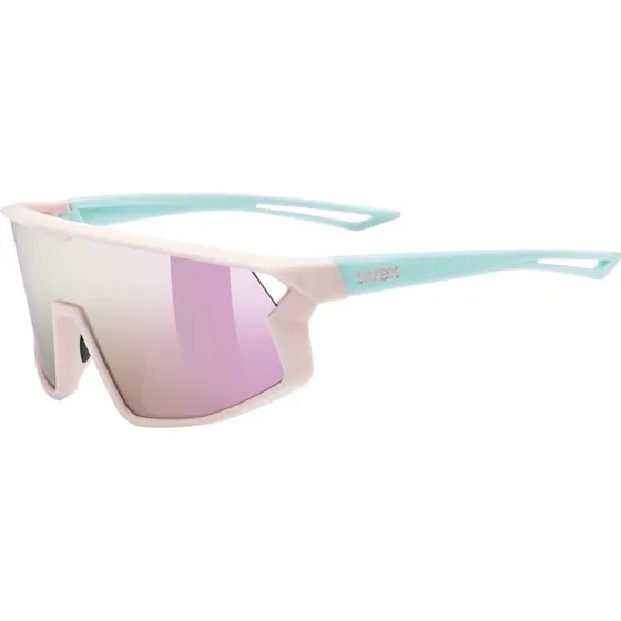 UVEX Lunettes de cyclisme Skyryse Jr. Rose/Turquoise