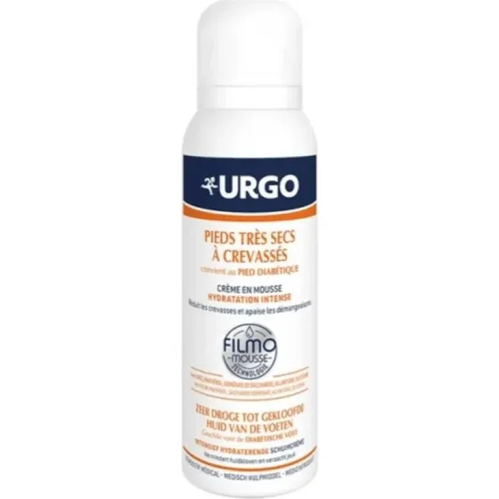 Urgo Crme en mousse pieds secs  trs secs 125ml