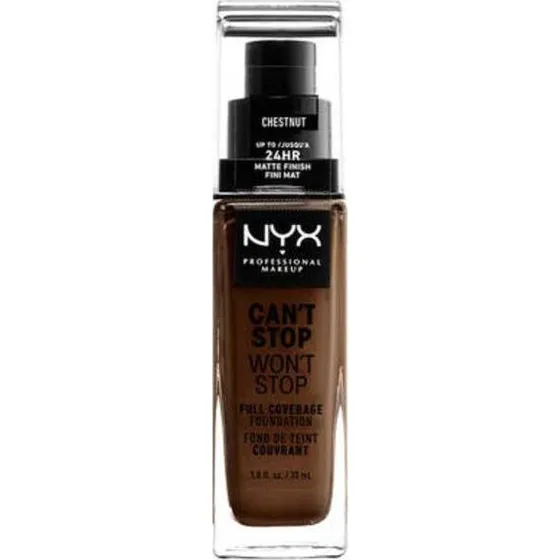 NYX Can't Stop Won't Stop Fond de Teint 30 ml Châtaignier