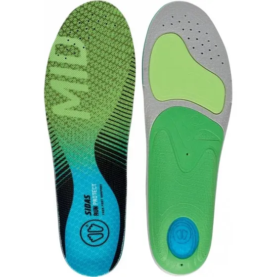 Sidas Run 3feet Protect Mid - Semelles de course - Vert
