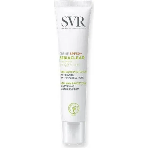 SVR Sebiaclear Crème SPF50+ Matifiante Anti-imperfections 40ml