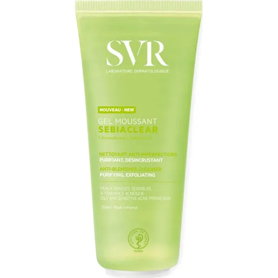 SVR Sebiaclear Gel Mousse Nettoyant Purifiant 200 ml