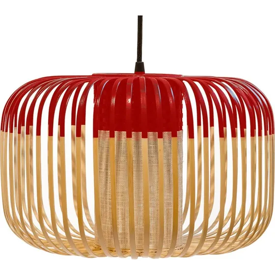 Forestier Suspension Bamboo Light S - Rouge - Bambou