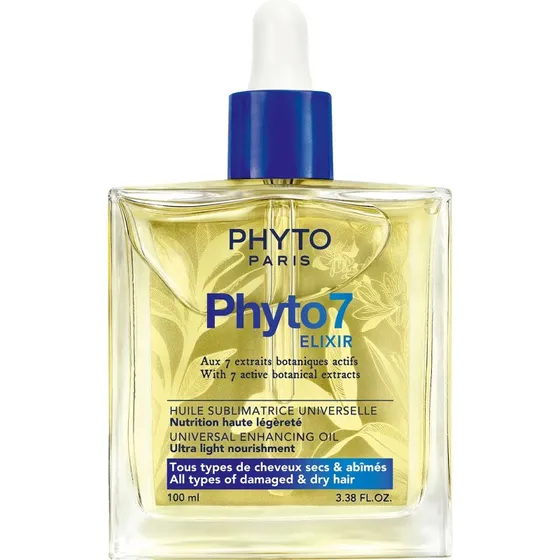 Phyto 7 Elixir Huile Hydratante et Fortifiante, 100 ml