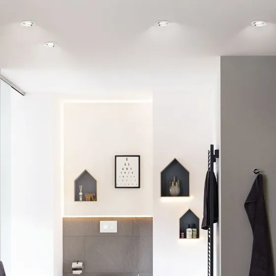 Paulmann Spot encastré LED Nova, IP65, blanc, dimmable