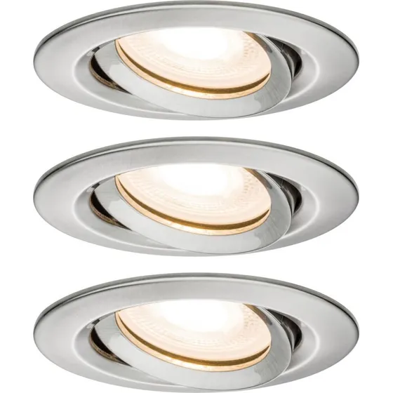 Paulmann Spot Encastré LED Nova, IP65, Dimmable, Gris