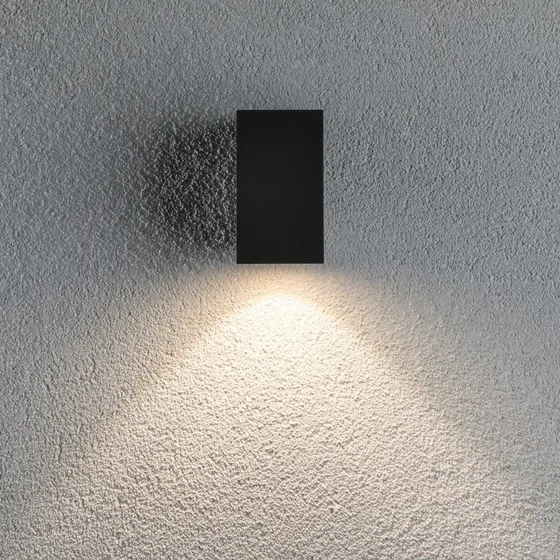 Paulmann Applique Murale Extérieure LED Flame Anthracite - 10,3 cm