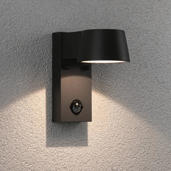 Paulmann Applique Extérieure Capea avec Détecteur, Anthracite