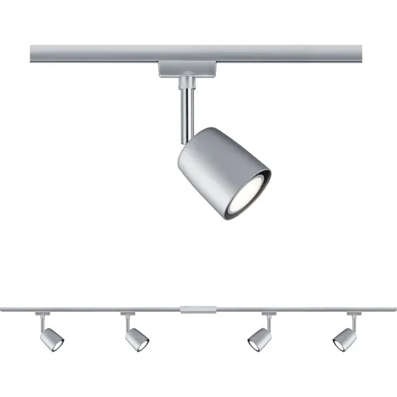 Paulmann URail Cover Set - 4 spots et 2 rails chrome mat