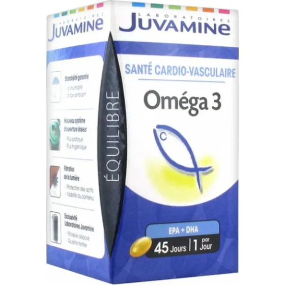 Juvamine Oméga 3 45 capsules