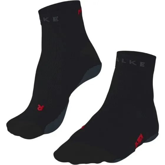 Falke RU True Motion - Socquettes de Course Noires