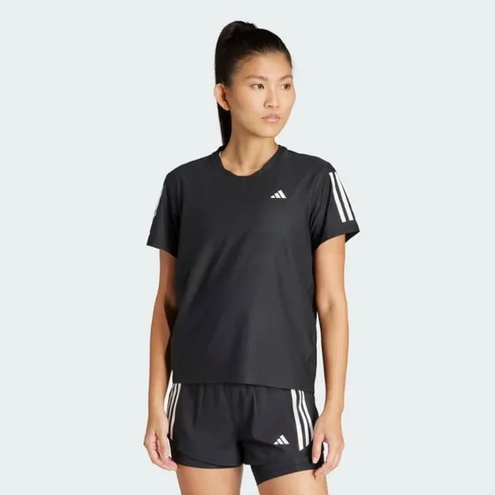 adidas T-shirt Own The Run Femme Noir XS