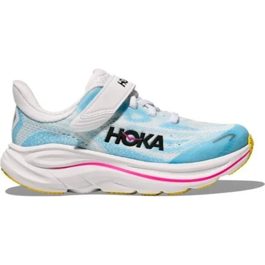 HOKA Clifton 10 Chaussures de running enfant - Bleu clair - 29 1/3