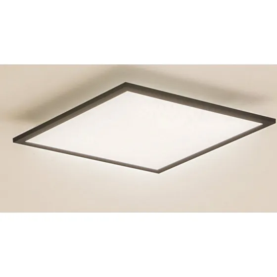 Lindby Enhife Plafonnier LED Noir 40 cm