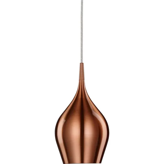 Searchlight Suspension Vibrant Rose Métallique Ø 12 cm