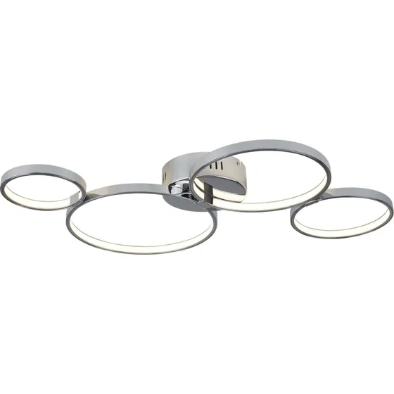 Searchlight Plafonnier LED Solexa Chrome - Dimmable 30W