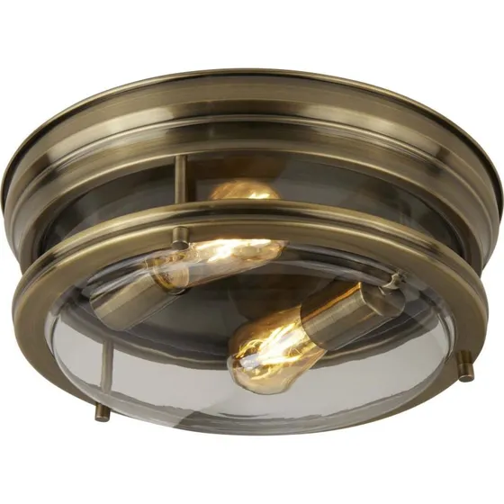 Searchlight Plafonnier Edinburgh Laiton Antique IP44