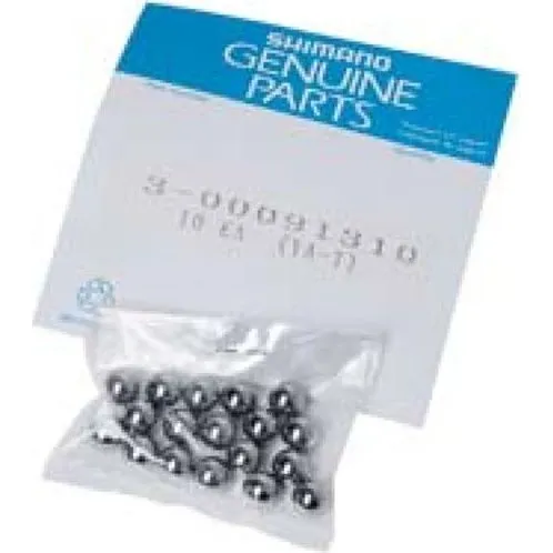 Shimano Billes Acier 5/32" (34 pices) Argent