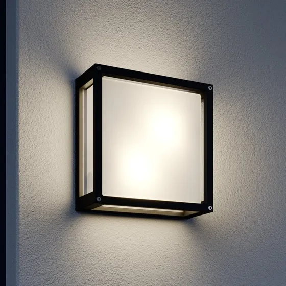 Applique d'extérieur Lucande Aurelien - Anthracite - 25x25 cm