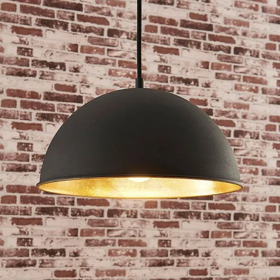 Suspension Leya Lindby - Noir et Or - Moderne - Métal