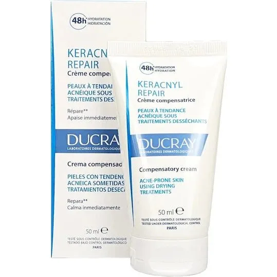 Ducray Keracnyl Repair Crème Réparatrice 48h Niacinamide 50ml