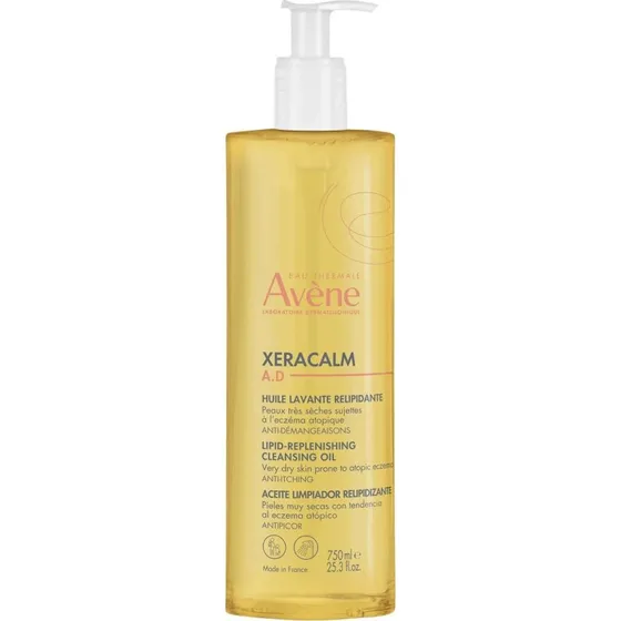 Avène Xeracalm AD Huile Nettoyante Lipidante, 750 ml