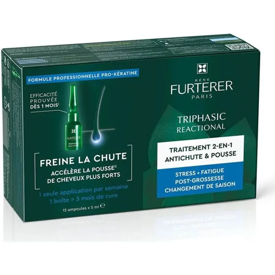 René Furterer Triphasic Reactional Traitement Antichute 12x5ml