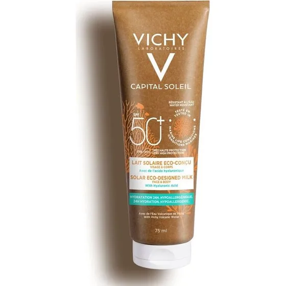Vichy Capital Soleil Lait Solaire co-conu SPF50+ 200ml