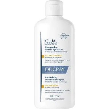 Ducray Kelual Squanorm Shampooing Antipelliculaire Sec, 400 ml