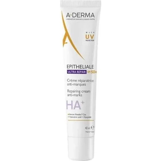A-Derma Epitheliale Ultra Repair SPF50+, Crème Réparatrice 40ml