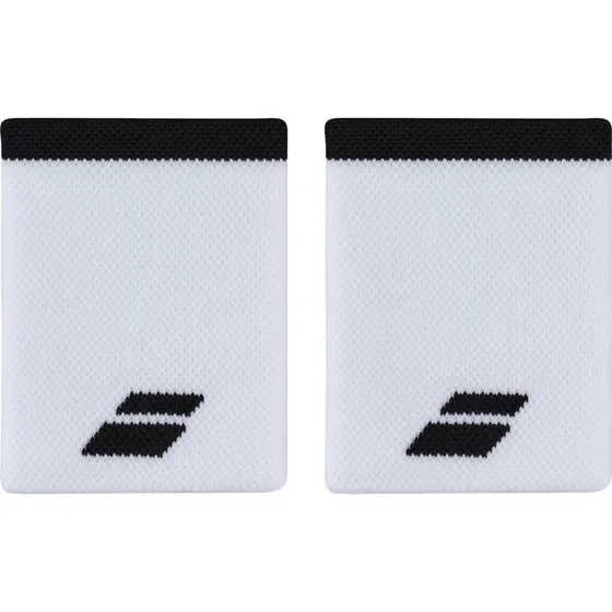 Babolat Logo Jumbo Wristband Blanc/Noir