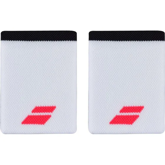 Babolat Logo Jumbo Wristband Blanc/Rouge