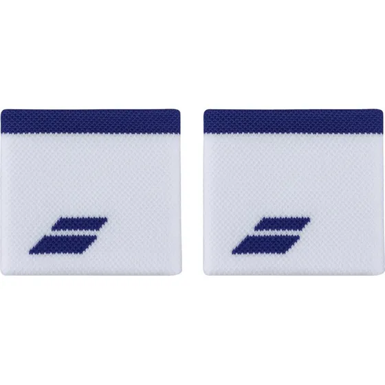 Babolat Wristband Logo Blanc/Bleu Sodalite