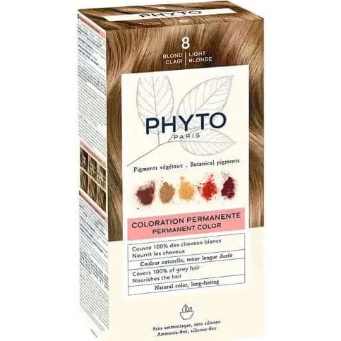 Phyto Color 8 - Coloration permanente blond clair