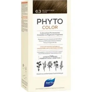 Phyto Color 6.3 Blond foncé doré - Teinture permanente 50 ml