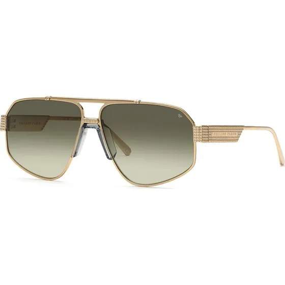 Philipp Plein Lunettes de Soleil Plein Rock Superhero SPP106M Dorées