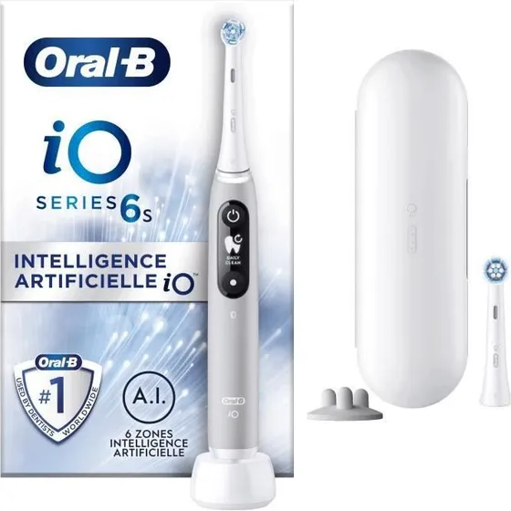 Oral-B iO 6S Brosse  dents connecte Bluetooth Grise