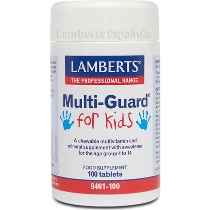 Lamberts Multi-Guard pour Enfants - 100 comprimés