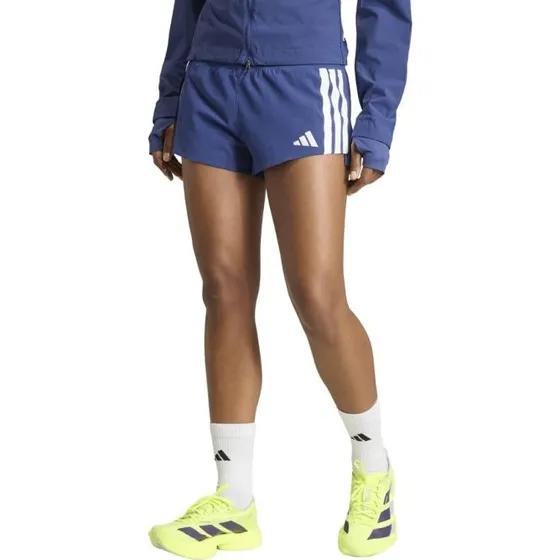 Short de running femme adidas Adizero Bleu