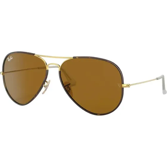 Ray-Ban RB3025JM Aviator Full Color - Petroleum On Legend Gold