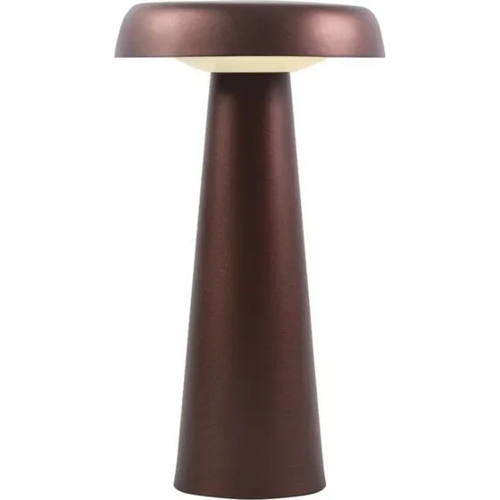 Nordlux Arcello Lampe à poser LED rechargeable, Laiton bruni