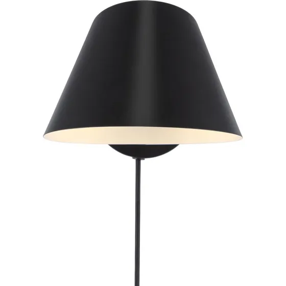 DFTP by Nordlux Applique Stay Short Noire avec Interrupteur