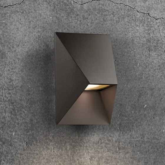 Nordlux Pontio 15 Applique Murale d'Extérieur Noire - Design Moderne