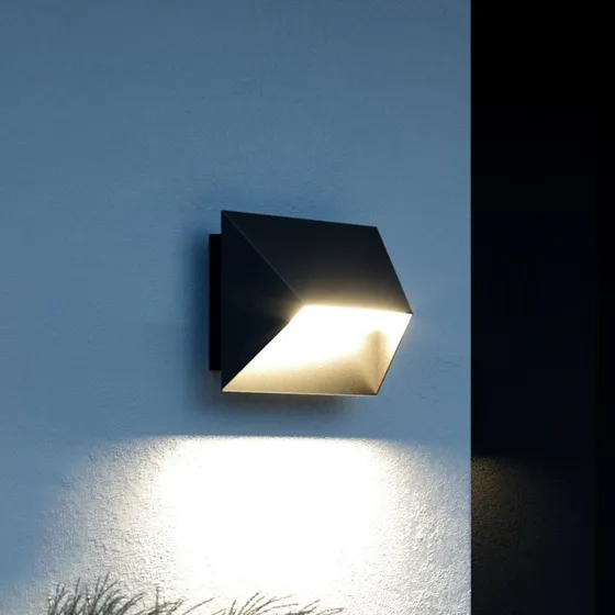 Nordlux Pontio 27 Applique Murale d'Extérieur Noire - Moderne