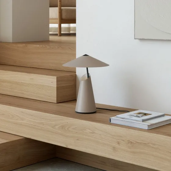 Nordlux Taido - Lampe à poser design en métal marron